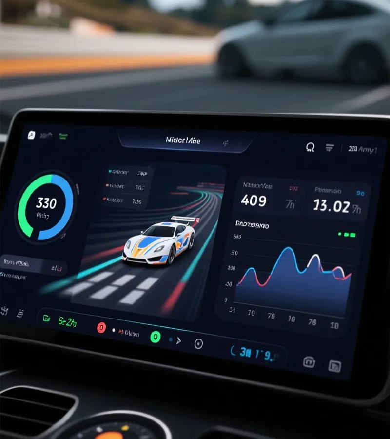 极速赛车数据分析面板